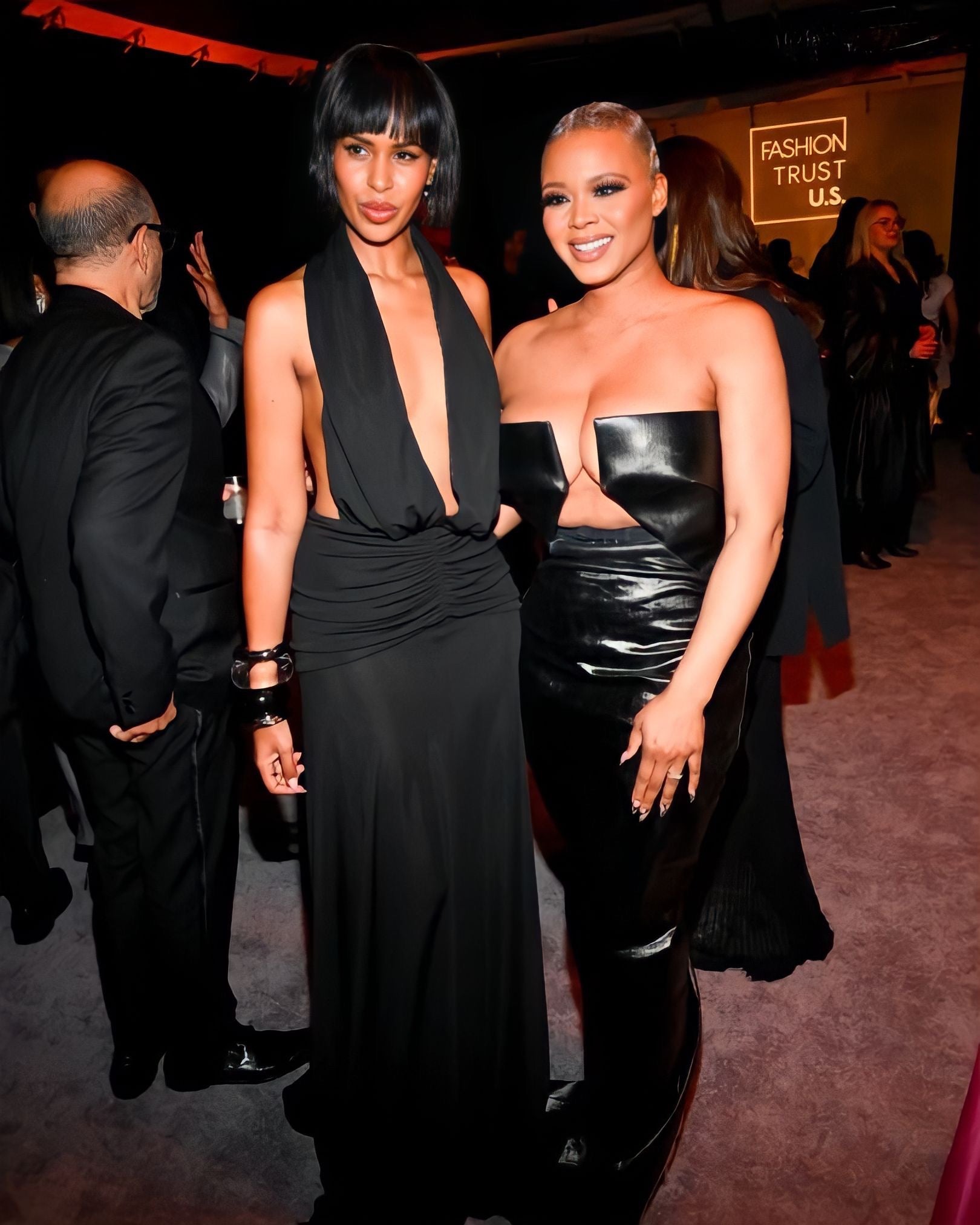 Rick Owens Prong Black Maxi Dress