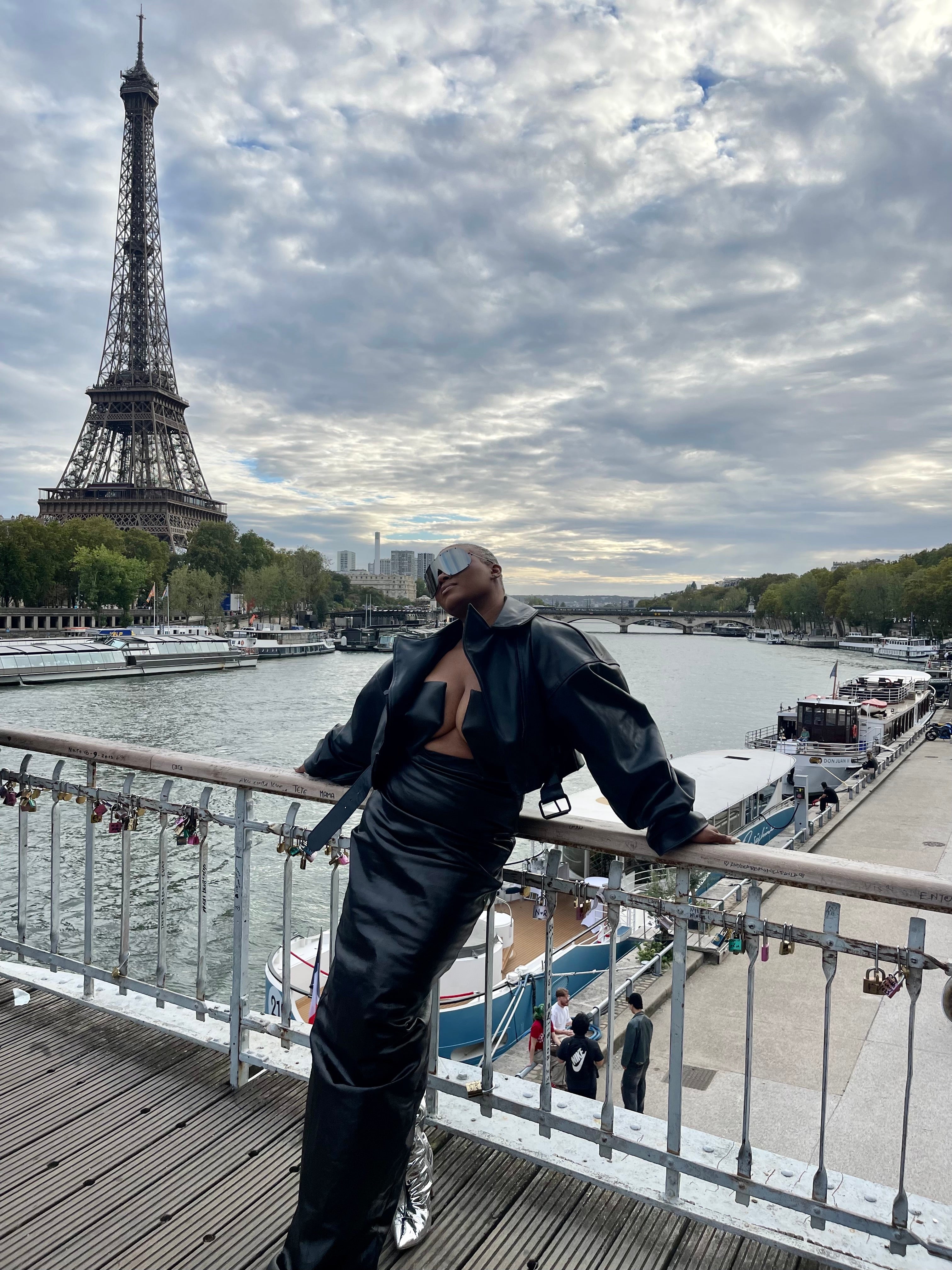 Rick Owens Prong Black Maxi Dress