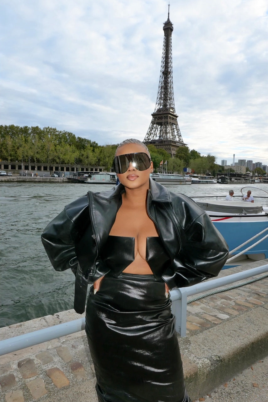 Rick Owens Prong Black Maxi Dress