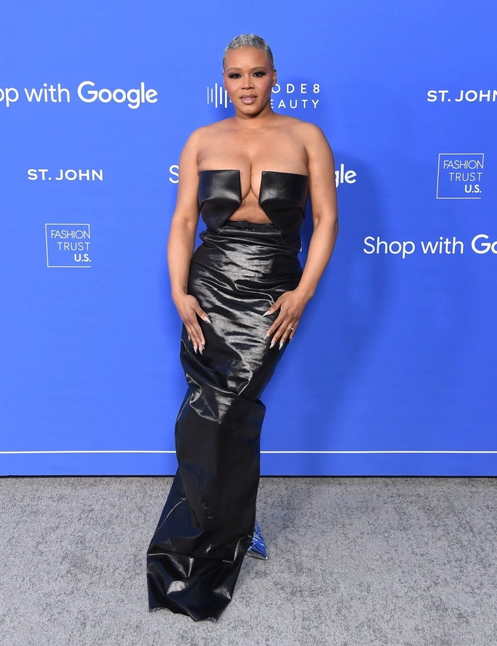 Rick Owens Prong Black Maxi Dress